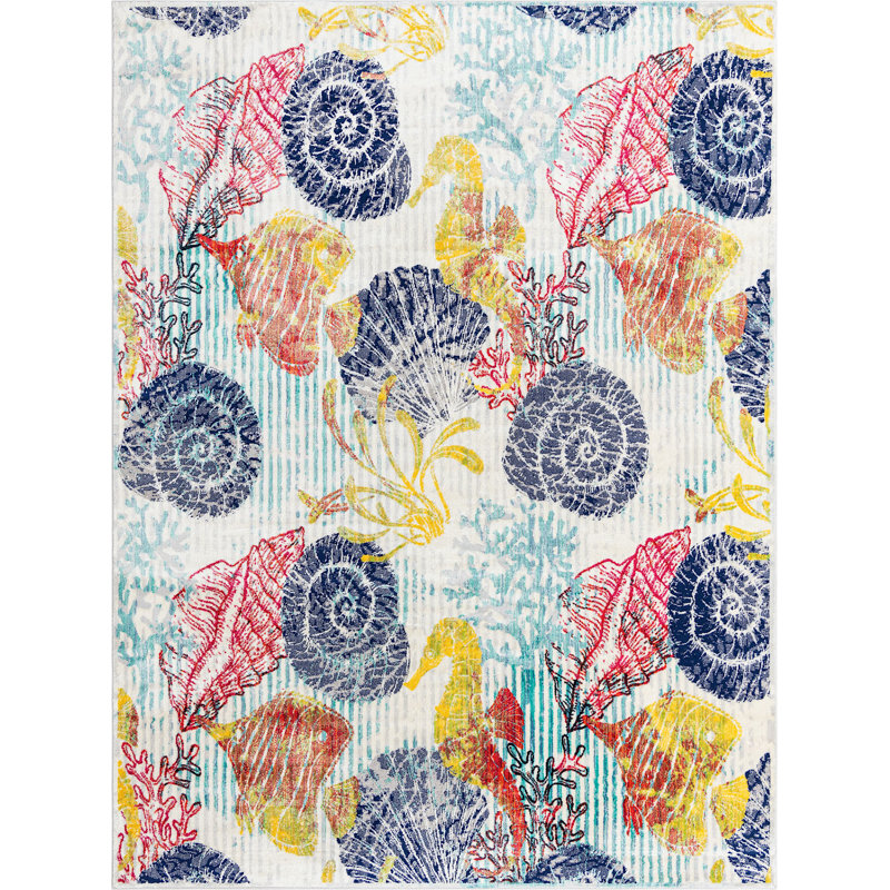 Tapis à imprimé animal Oquawka, Rectangle 9 pi x 12 pi