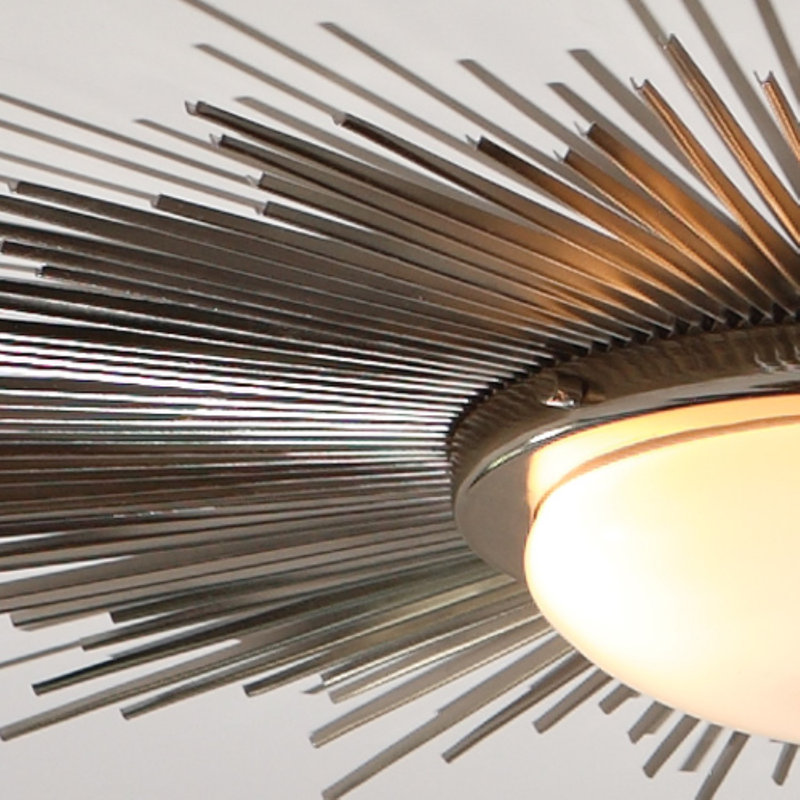 Luminaire Sunburst - nickel