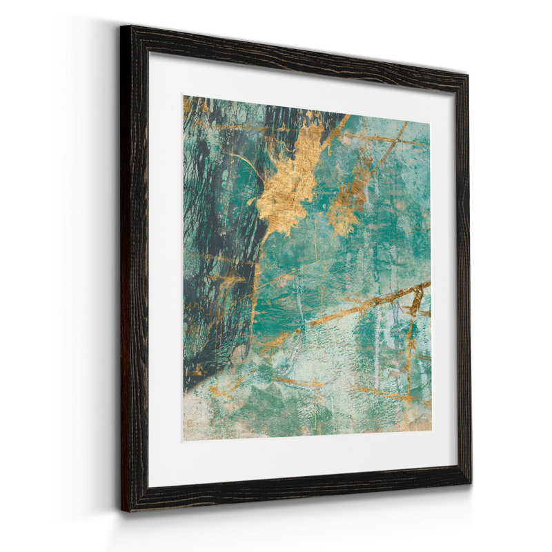 Lace I, reproduction d’art sur papier encadrée, H 31,5 po x l 31,5 po x P 1,5 po, Cadre noir