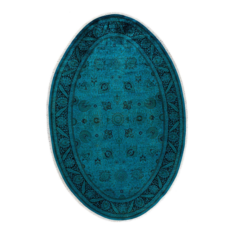 Tapis vert nouvel âge 6 pi x 9 pi Daloris