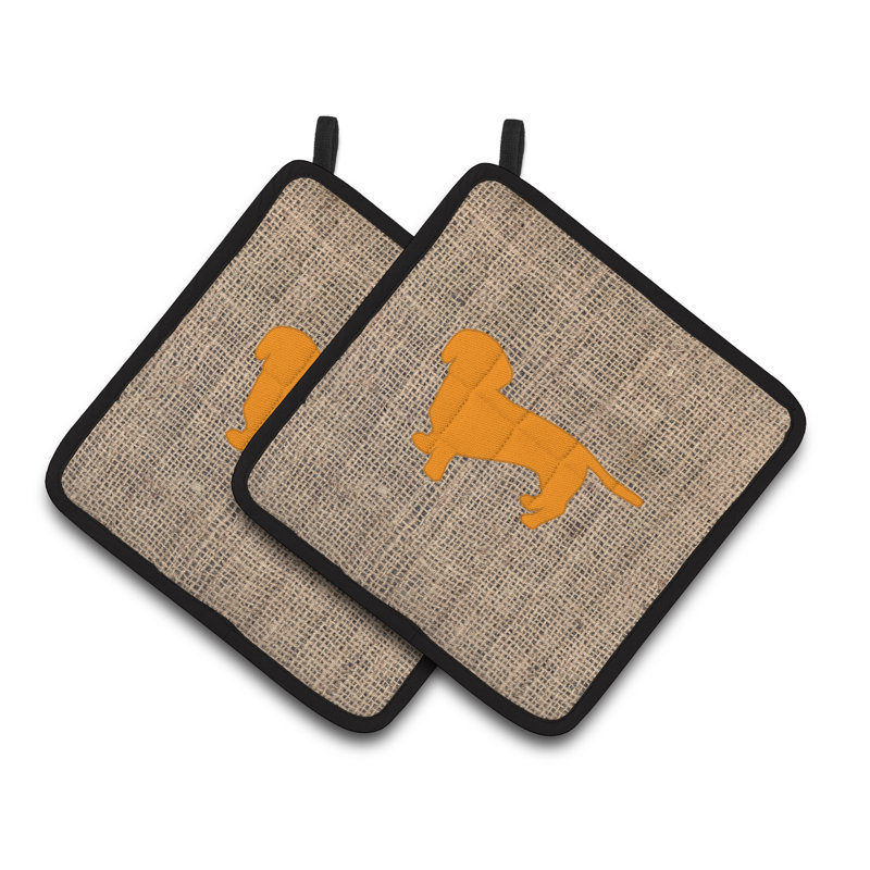 Cuisinier poignée debout east urban home teckel, Orange