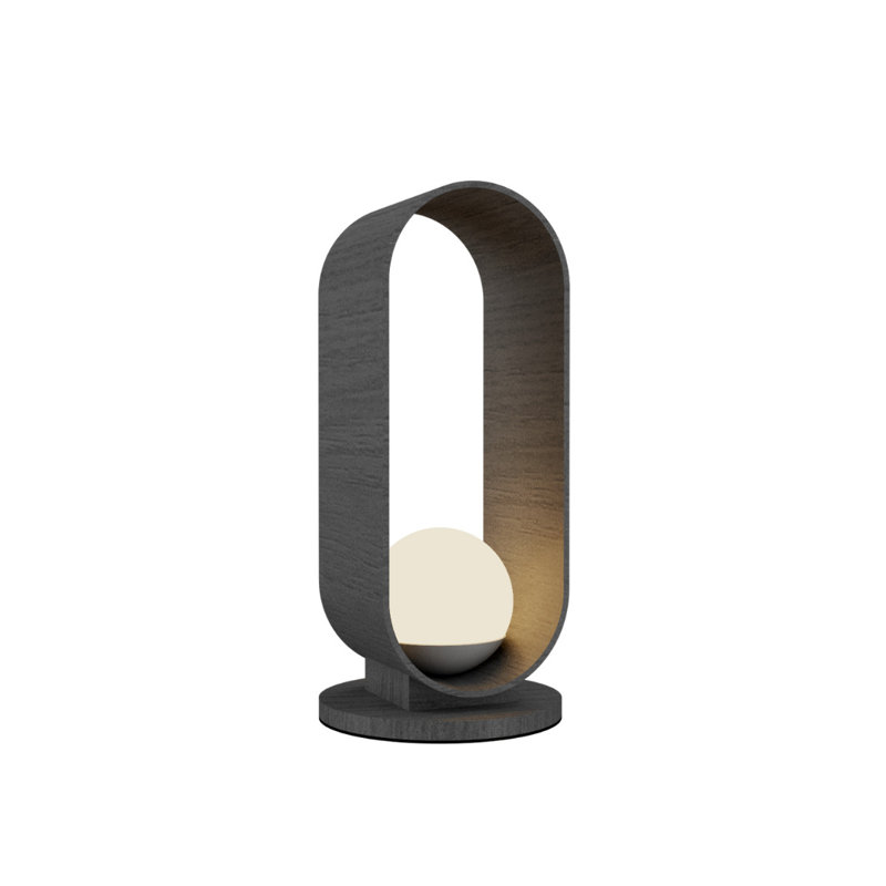 Sfera Table Lamp, Organic Gray