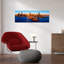 Sunrise at Navy Pier Lake Michigan Chicago Cook County Illinois USA 1 Piece Wrapped Canvas Panoramic Wall Art-751514628