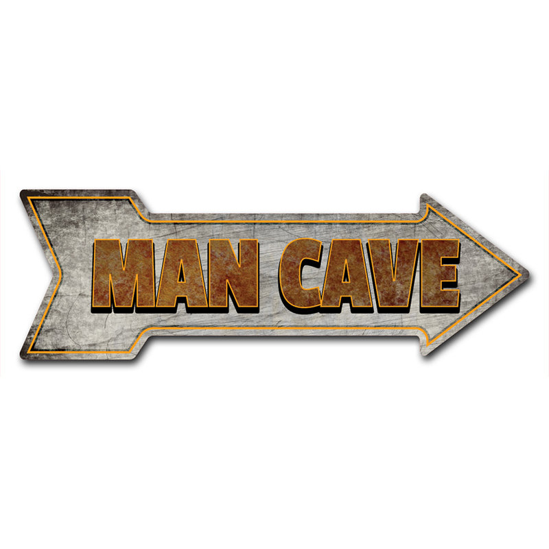 Decal-999756_Homme caverne 2 décalcomanie amusante 24 po de large, H 8 po x l 24 po x P 1 po