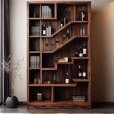 Simple and Retro Design Display Cabinet