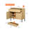 Union Rustic Modern Wood 31.5" Dresser With Reeded Design, Minimalist Dresser Organizer Storage For Bedroom,Living Room, Entryway-773064116