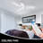 48 Inch Indoor Flush Mount Ceiling Fan without light-1313934897