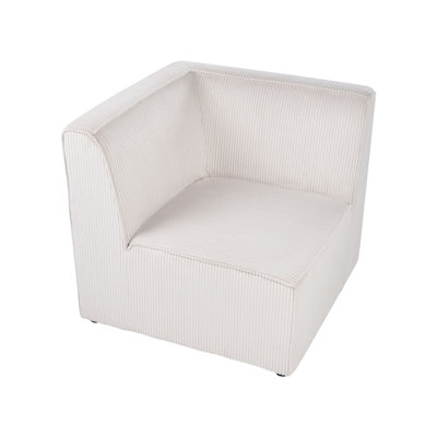 Bertwin 1 Seater Corduroy Sectional