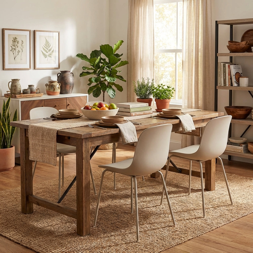 Meli Dining Chair, Cream