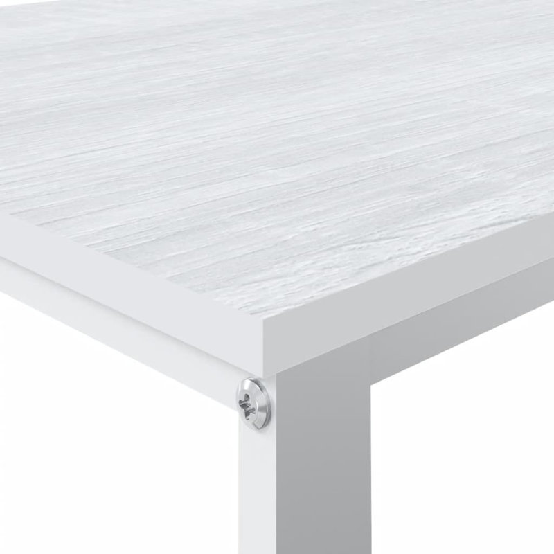 Schuldt 110Cm W Rectangle Writing Desk, White