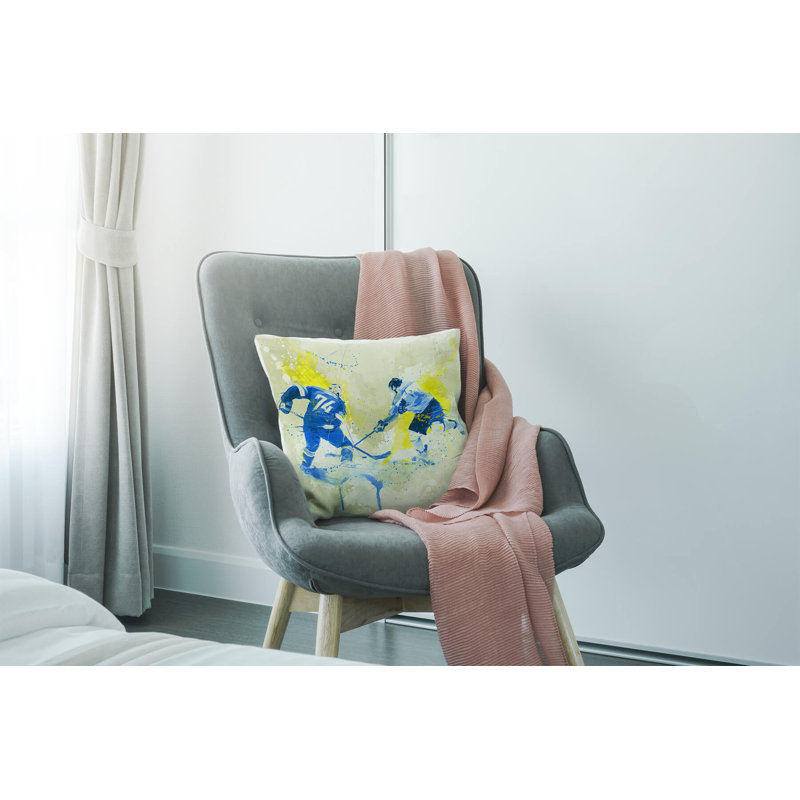 Eishockey Square Cushion