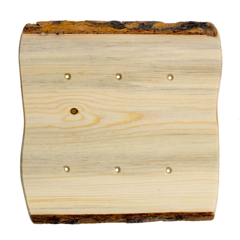 Plaque murale vierge Rustic, Pin bleui