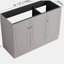 48" Freestanding Bathroom Vanity & 3 Soft-Close Cabinet Doors (KD-Packing)-Excluding Sink