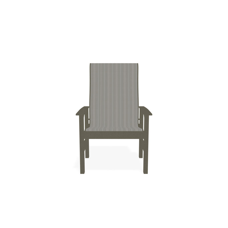Chaise avec accoudoirs en polymère de qualité marine Leeward Sling, Tempête, Port