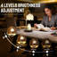 Lampe chauffe-bougie parfumée avec 2 ampoules, minuterie et variateur pour la décoration intérieure