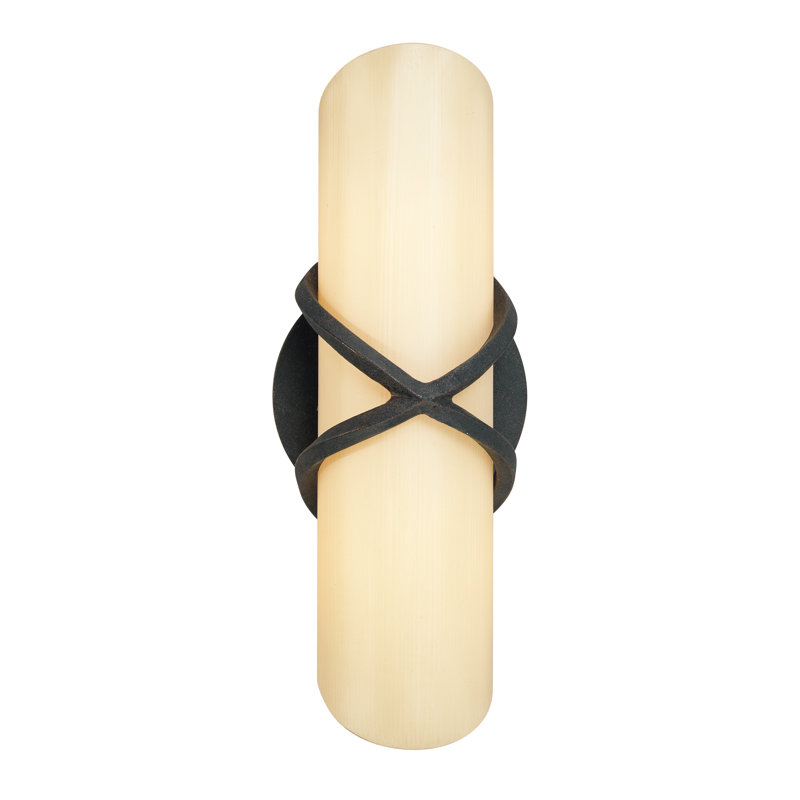 Plafonnier encastré 1 lumière Roxbury, Fer texturé