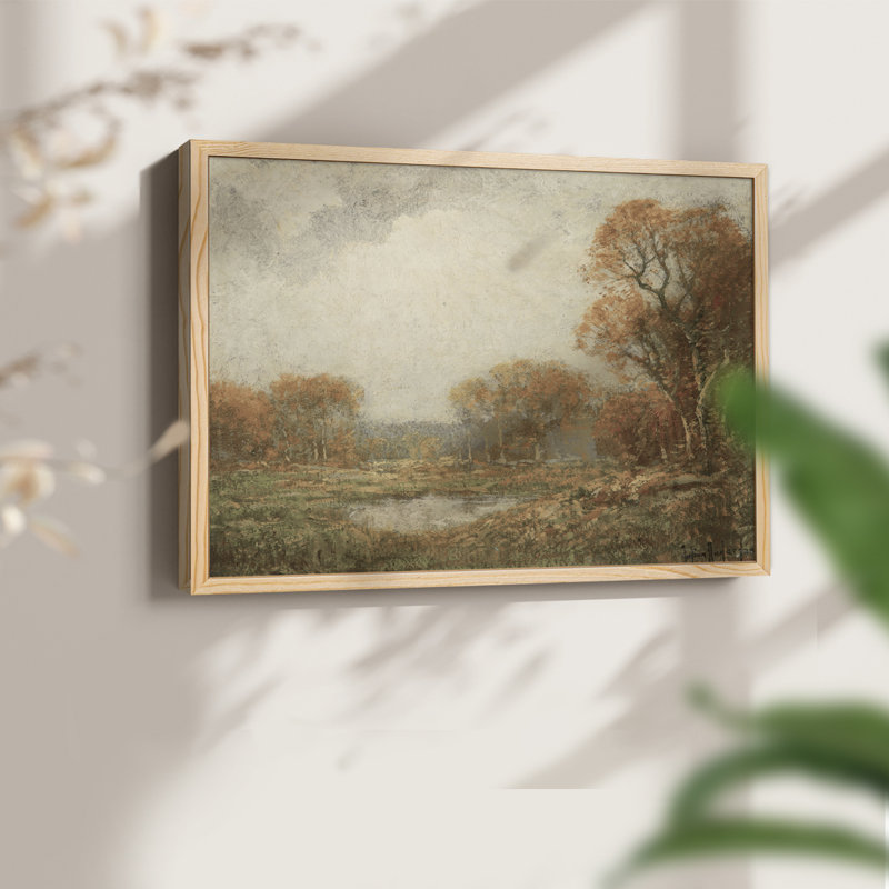 Paysages rétro-DCIV - reproduction encadrée, H 16 po x l 20 po, Naturel