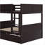 Lit superposé double au-dessus de double avec lit gigogne simple-2055425952