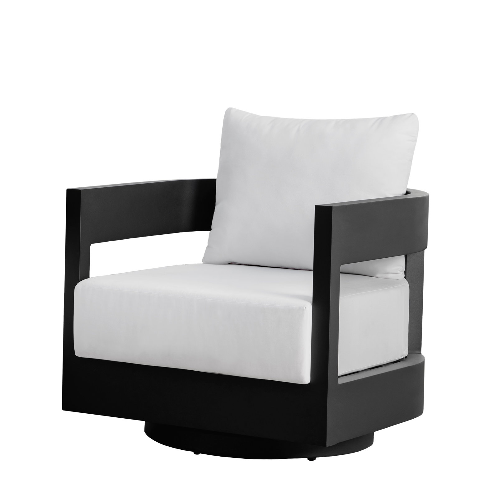 Everlee Aluminum Outdoor Swivel Chair with Sunbrella® Cushions