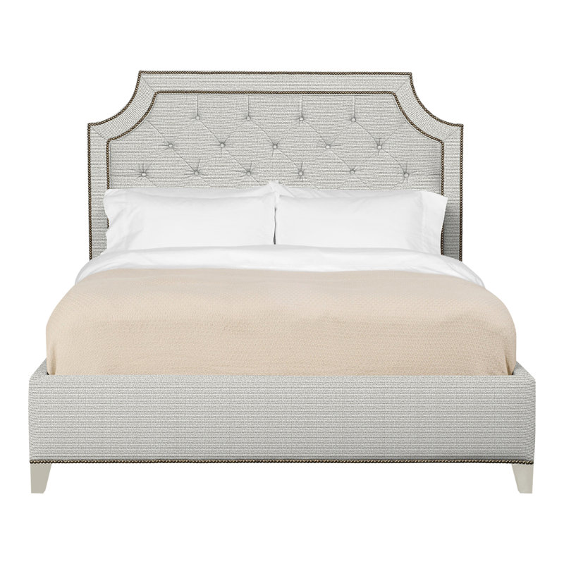 Audrey/Asher Solid Wood Bed, Callaloo Cotton, No, Wrenn