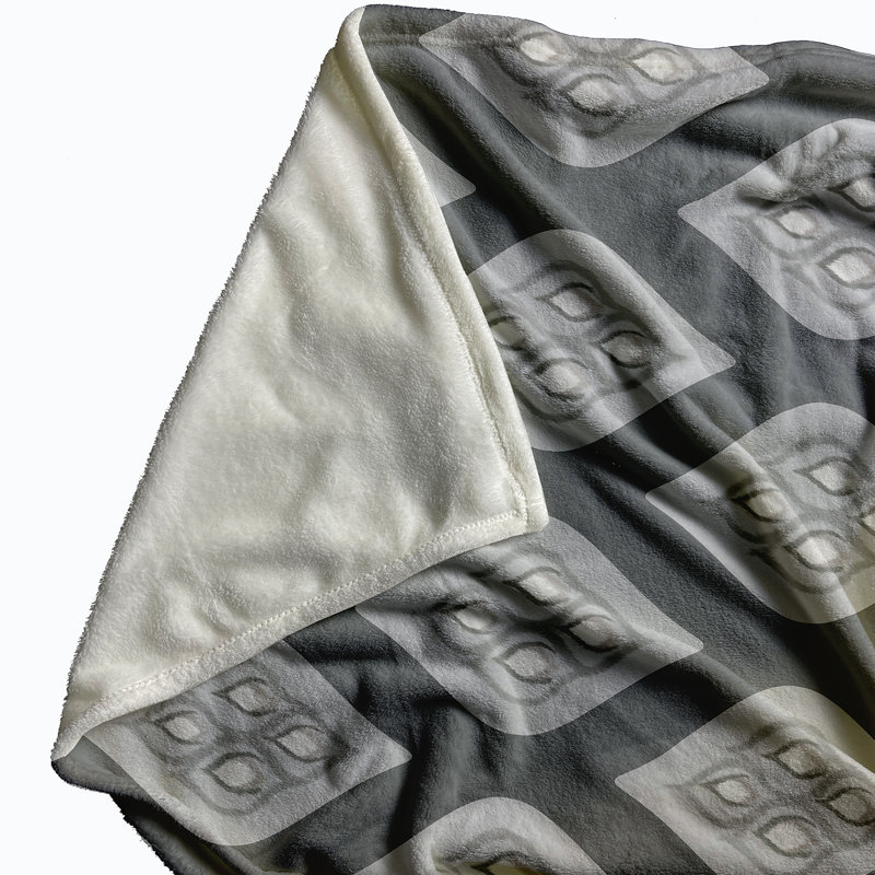 Aviva Plain Weave / Muslin Throw Blanket, Grey
