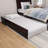 Fitzsimmons Solid Wood Platform Bed with Matching Footboard and Trundle-156627432-238577239