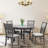 Rituraj 4-Person Wood Round Dining Table Set Kitchen & Dining Room Set-852563475-852563469