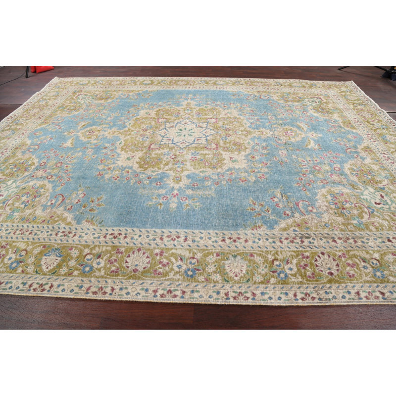 Kadeyn One-of-a-Kind 12'7'' X 9'10'' Wool Area Rug Blue