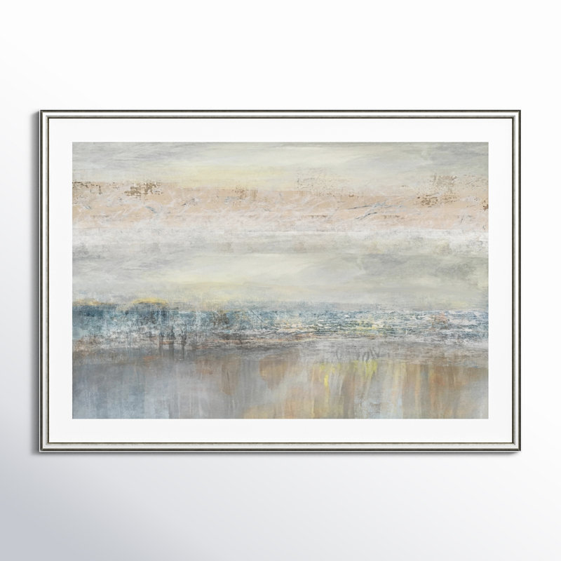 «Electra From A Distance» par Nan - reproduction d'art, Papier dans un cadre photo, H 29,5 po x l 41,5 po, Bois de noyer