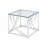 Adabella Glass Top End Table