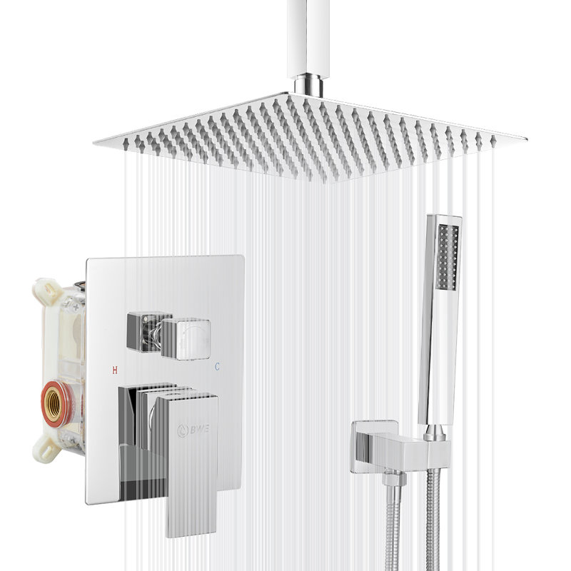All-In-One Kit with Rough in-Valve, Polished Chrome