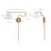 Kai Steel Plug-in Swing Arm Sconce