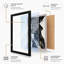 Dog and Geometry Modern - Framed Print-998879585-998879586