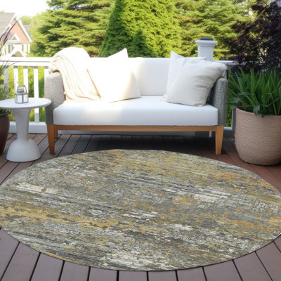 Tapis d'intérieur / extérieur lavable Trazia Gold 