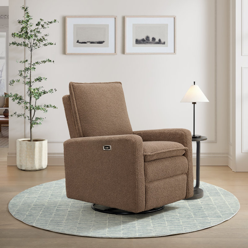 Chaise berçante inclinable et coulissante Oxford Baby Uptown, Brown Teddy