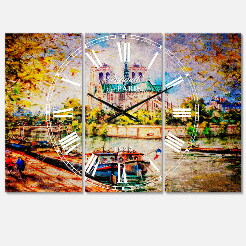 Très grande horloge murale Swigart