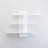 Modern Wall Shelf, White, 43.7 x 35.4 x 7.9 inches | 100% Melamine Coated Particle Board, Thickness: 0.7 inches | Multiple Shelves, Wall-Mountable Design, Ideal for Home Decor & Storage, Stylish & Functional-1384089150