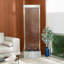 Fontaine cascade miroir autoportante XBrand 72" en acier et verre avec pompe, lumières DEL et pierres, fontaine miroir moderne, décoration pour la maison et le jardin, fontaine cascade d'intérieur-634481680-634481681