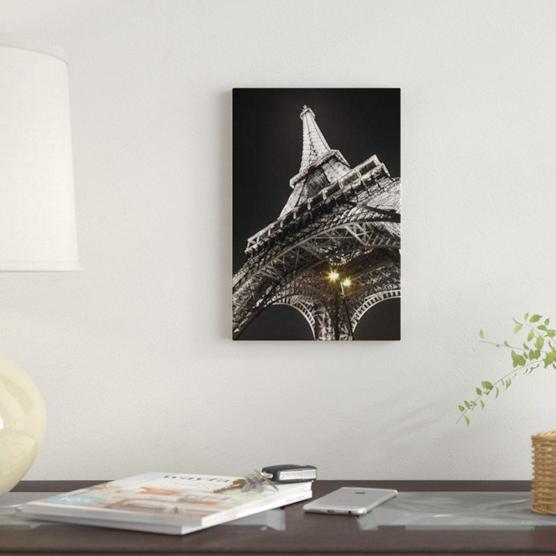« paris xiv », impression sur toile, H 26 po x l 18 po x P 1,5 po, Toile tendue, Pas de tapis