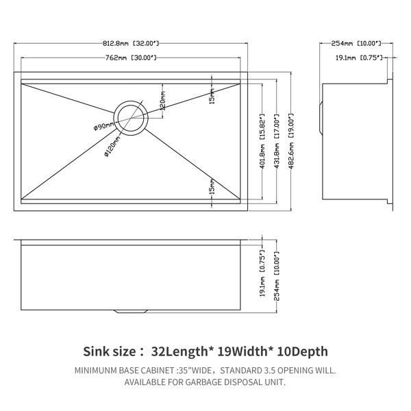 Dimensions du produit