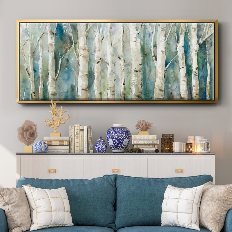 Birchwoods- Framed Canvas