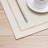 Non-Slip Dining Table Placemats - Set Of 6, Gray-25103650
