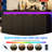 63'' Led Sideboard Buffet Cabinet With Storage, Large Kitchen Buffet Cabinet Storage Cabinets With 4 Doors, Wood Coffee Bar Cabinets Buffet Table, Black Organizer Cabinet For Kitchen, Dining Room, Entryway