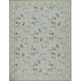 Gros Point Needlepoint One-of-a-Kind 8.0 X 10.0 Hand Knotted Area Rug