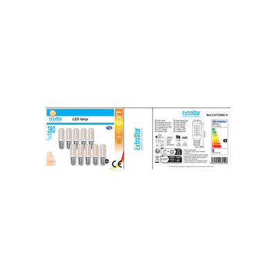 Pack of 10 E14 LED Bulbs