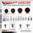 4 Piece High Temp Phenolic Caster Set