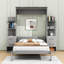 Lit escamotable polyvalent avec tablettes de rangement et tiroirs Sebatian-2011879777-2011879776