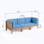 Ensemble de canapés 3 pièces, bleu-307340383-307340382