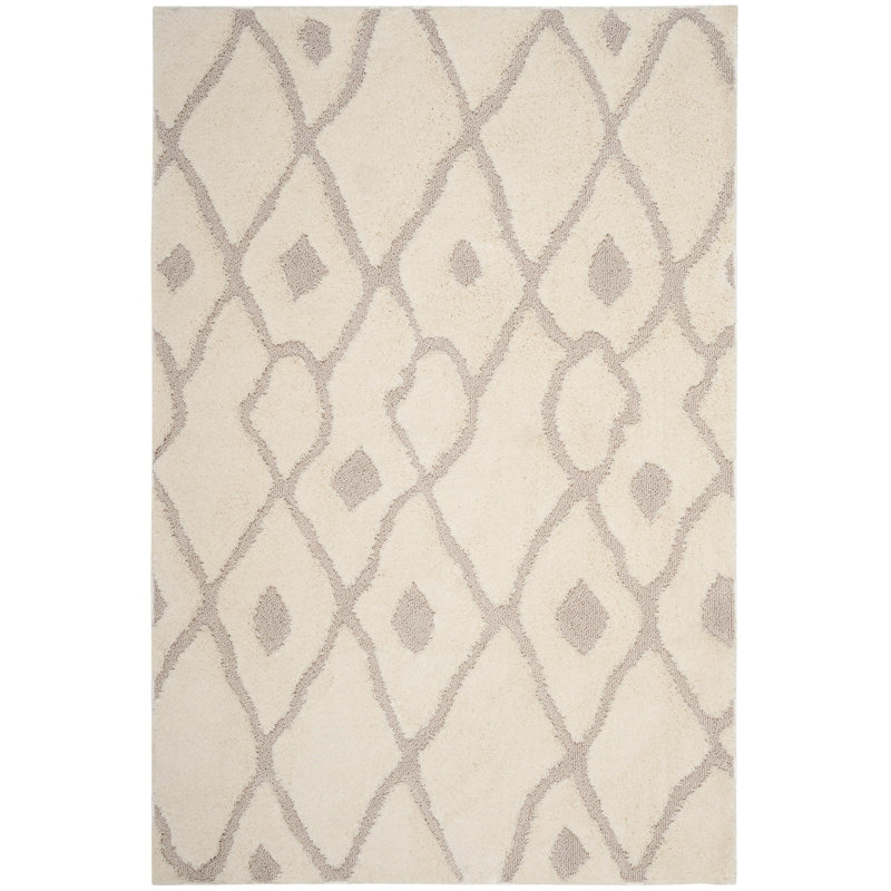 Ashburnham Olympia Shag Performance Geometric Rug, Rectangle 3' x 5'