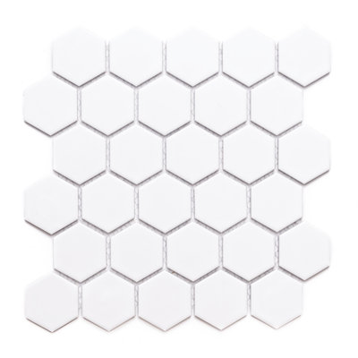 HoneyComb 2" x 2" Porcelain Mosaic Tile